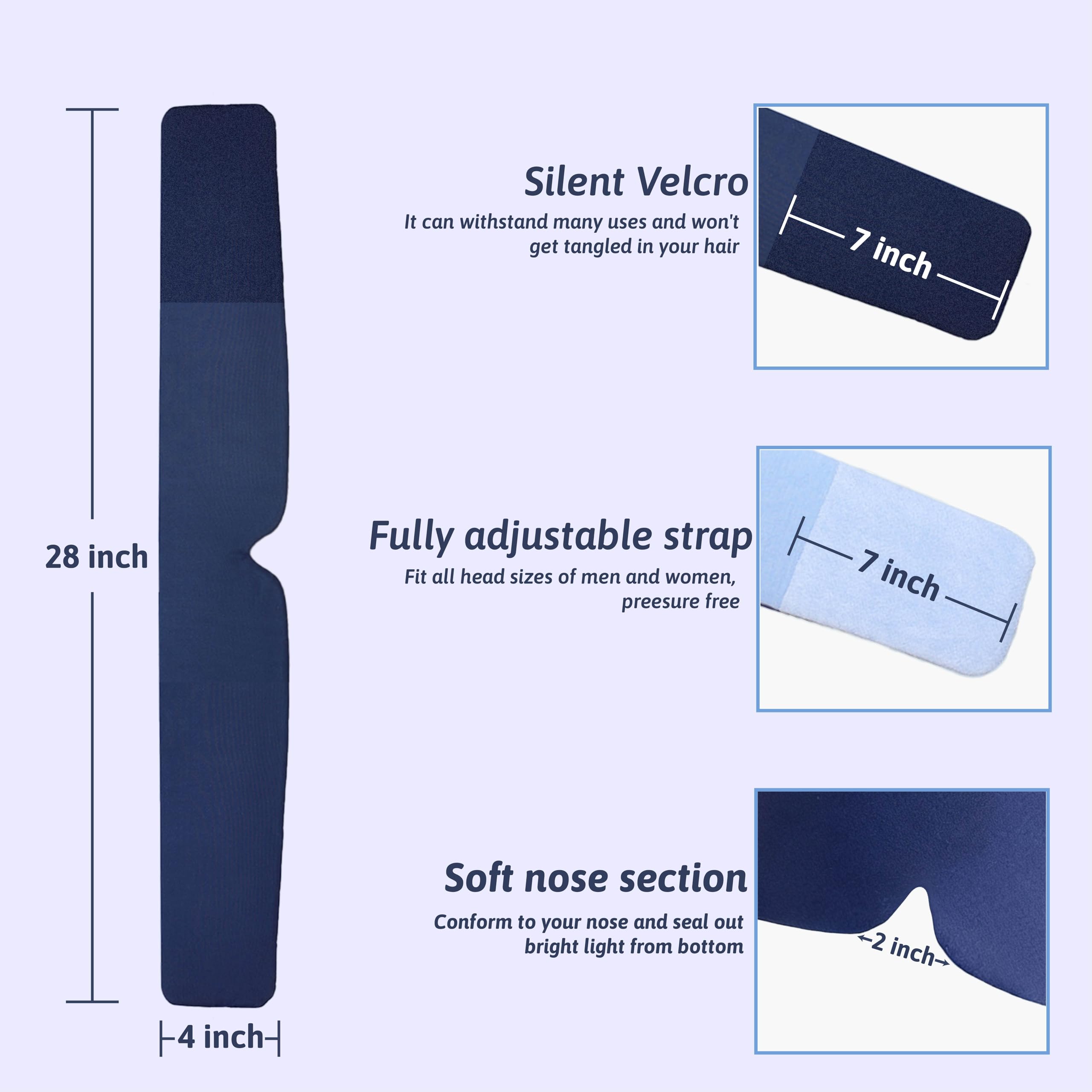 mascherina per dormire Comoda mascherina per occhi oscurante maschera occhi per gli delicata sulla pelle Accessori da viaggio Due lati due sentimenti (Versione base verde chiaro)