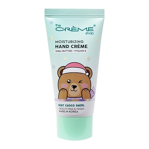 The Creme Shop - Crema de manos de manteca de karité enriquecida con vitamina E, hidratante de rápida absorción y no grasa para pieles secas y