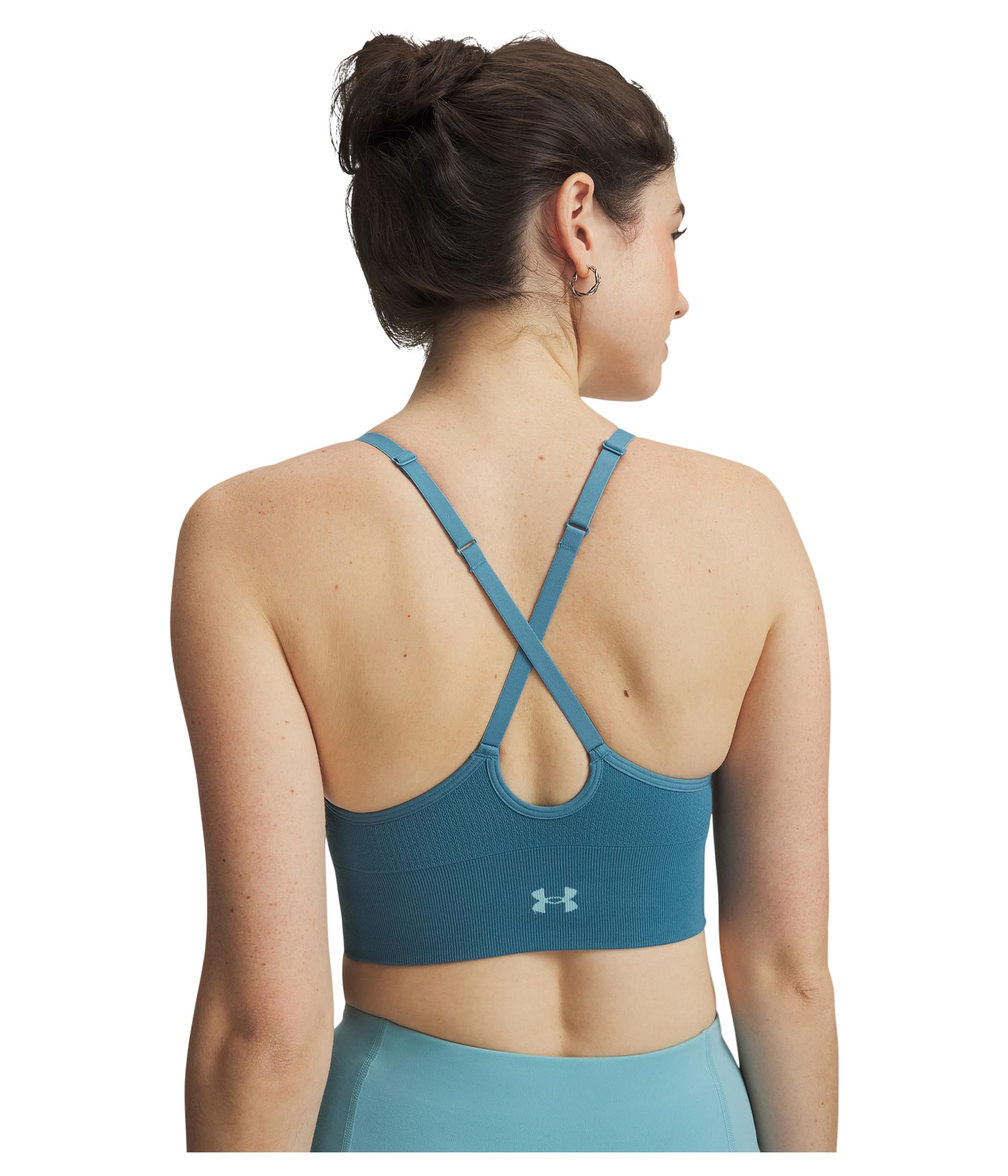 Under Armour Biustonosz bez szwu niski długi biustonosz damski (1 szt.)
