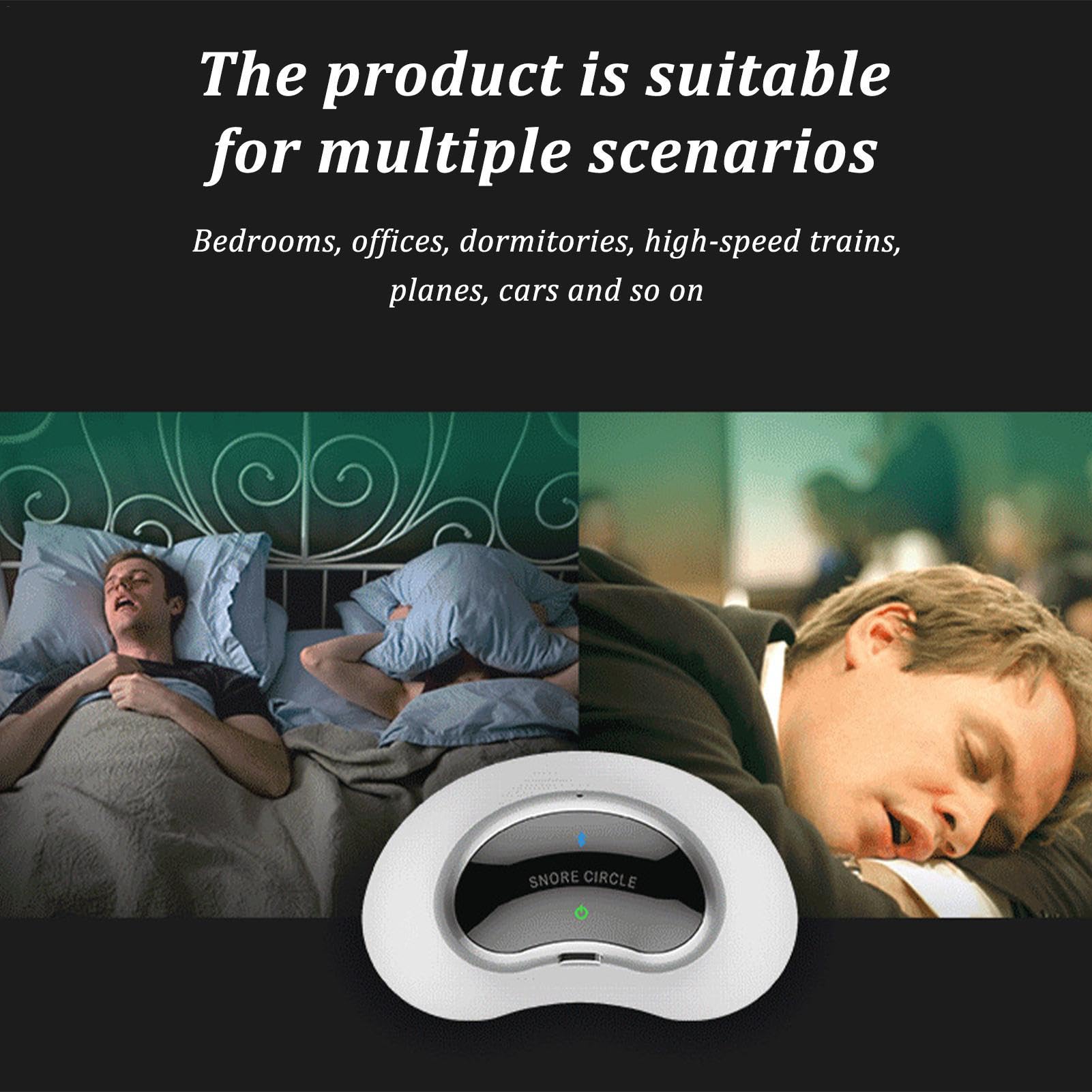 Máquina antirronquidos para prevenir el sueño, máquina antirronquidos, Máquina inteligente de prevención de ronquidos regulables, Electrónica inalámbrica de conexión al sueño para prevencios