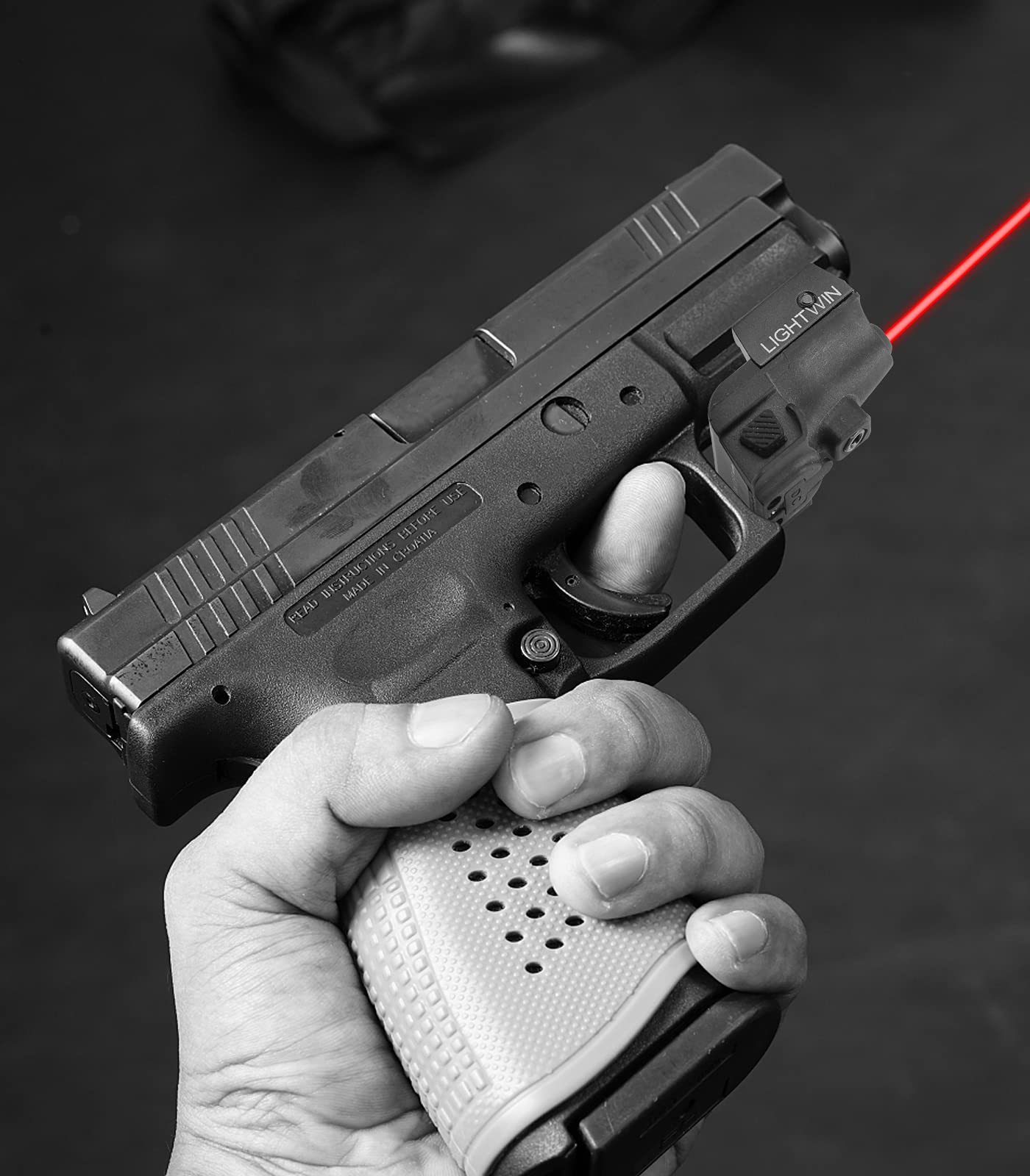 Lightwin Pistol Red Laser Sight Red Dot Tactical Sight Adjustable Low Profile Picatinny Rail