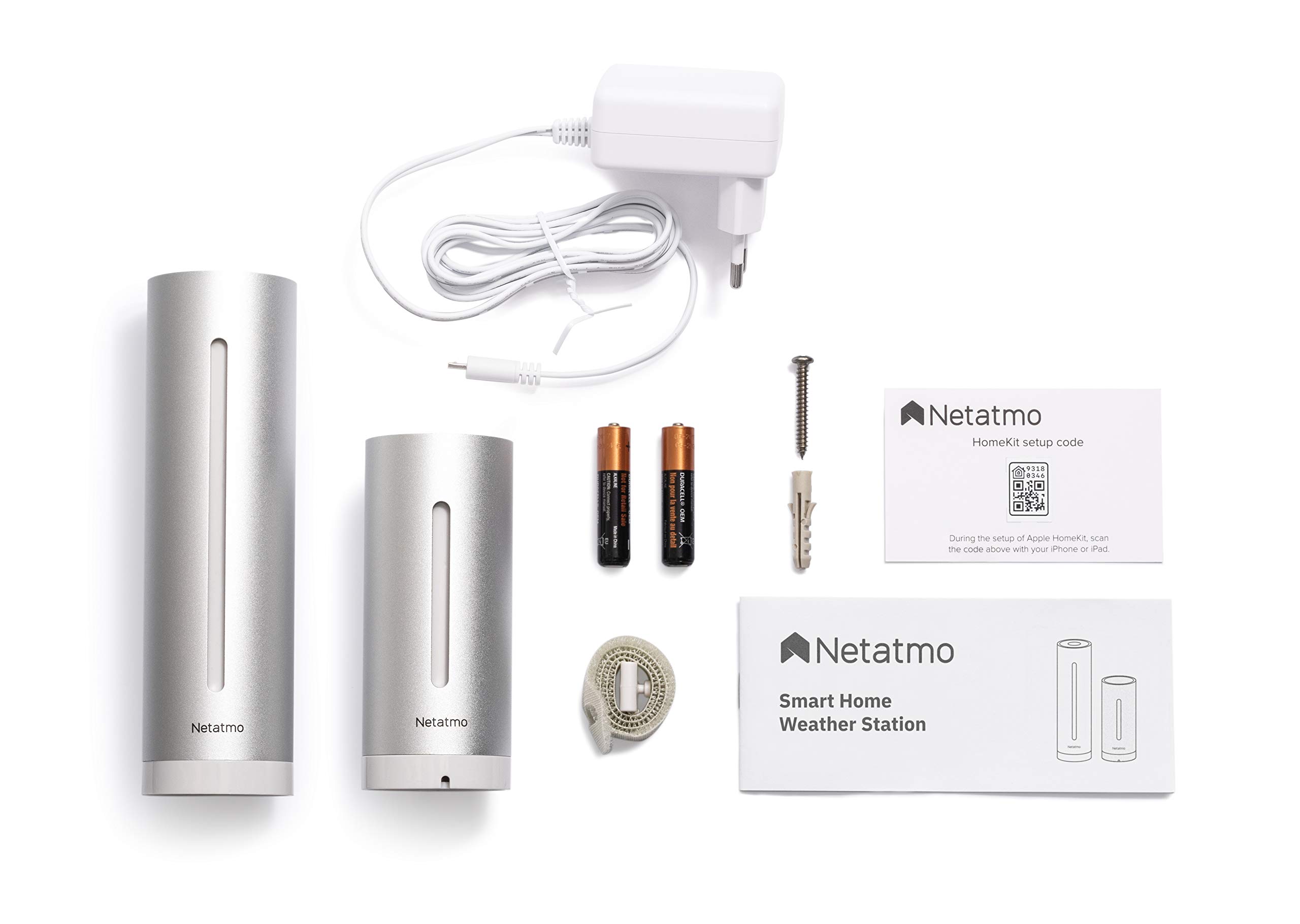 Netatmo Estación Meteorológica Inalámbrica Interior Exterior con Wifi, Compatible con Alexa y Apple HomeKit, NWS01-EC, Plateado, 105x45x45 cm — view 7