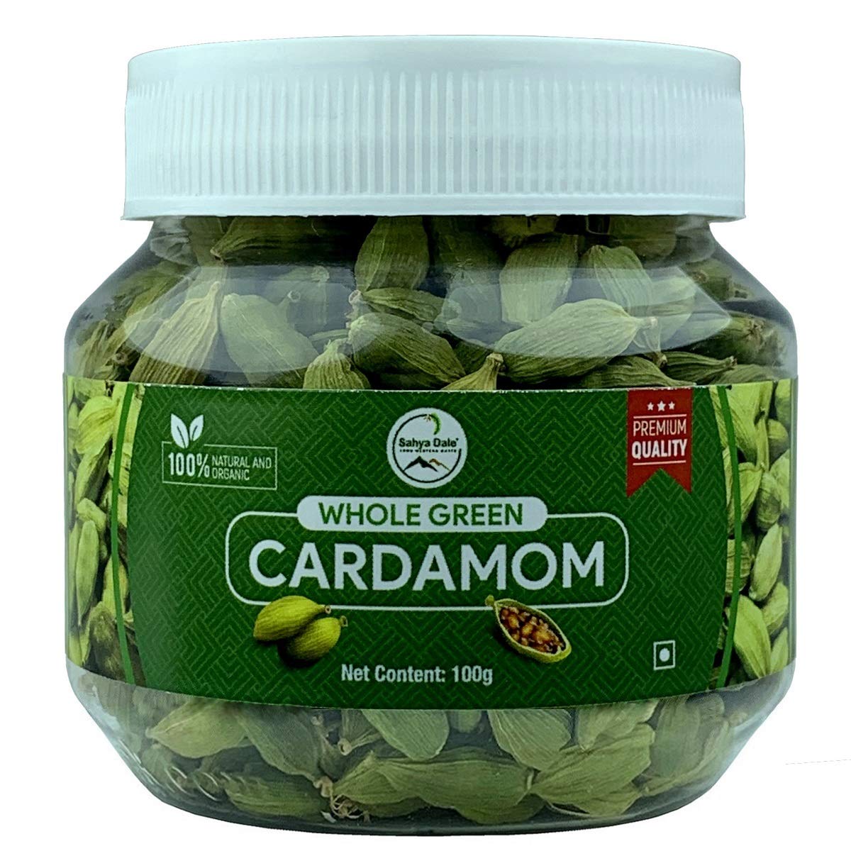 Whole Green Cardamom 100g