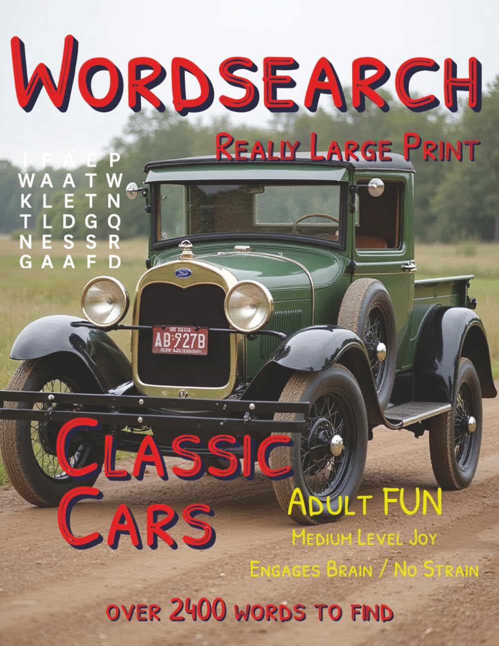 Word Search: Really Large Print: Classic Cars: Over 2400 Words to Find (Americana)