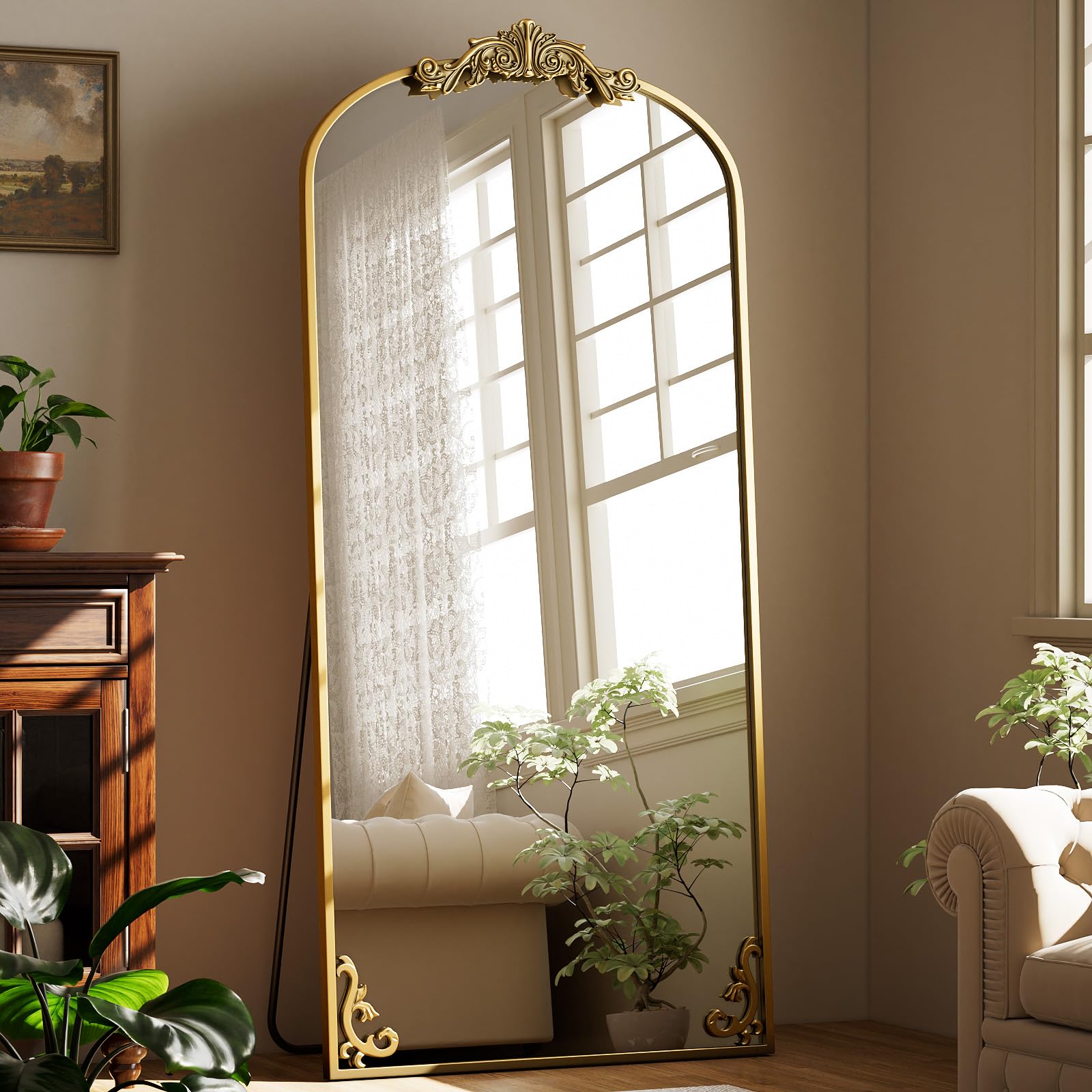 Photo 1 of Easly 71" Gold Full Length Mirror