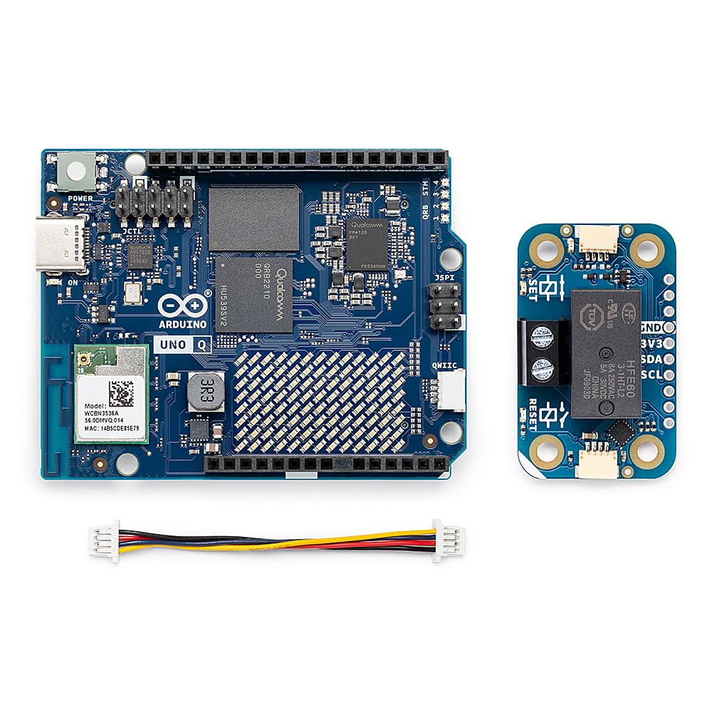 Arduino® UNO™ Q 4GB Modulino® Latch Relay Bundle: Controllo Industriale Sicuro