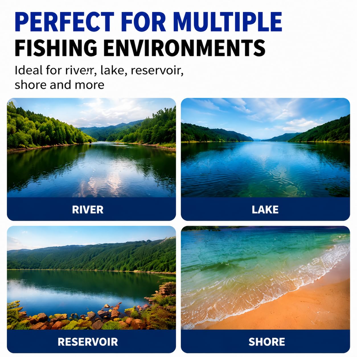 Rete da pesca multfilamento in nylon, 1,2 m/2,4 m/3,4 m/3,5 m/3,5 m, in stile americano, con pesi zincati, per acqua salata e acqua dolce
