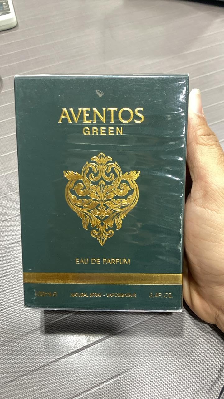 Aventos Green - Eau de Parfum - By Fragrance World - Perfume For Men, 100ml