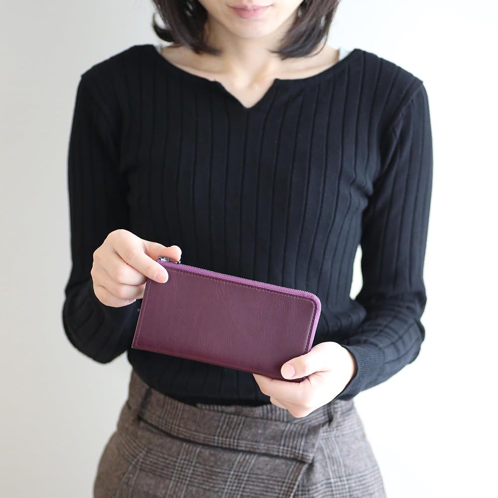 Amazon | [STATUSY] il modo ZIP 日本製 L字ファスナー v本革 長