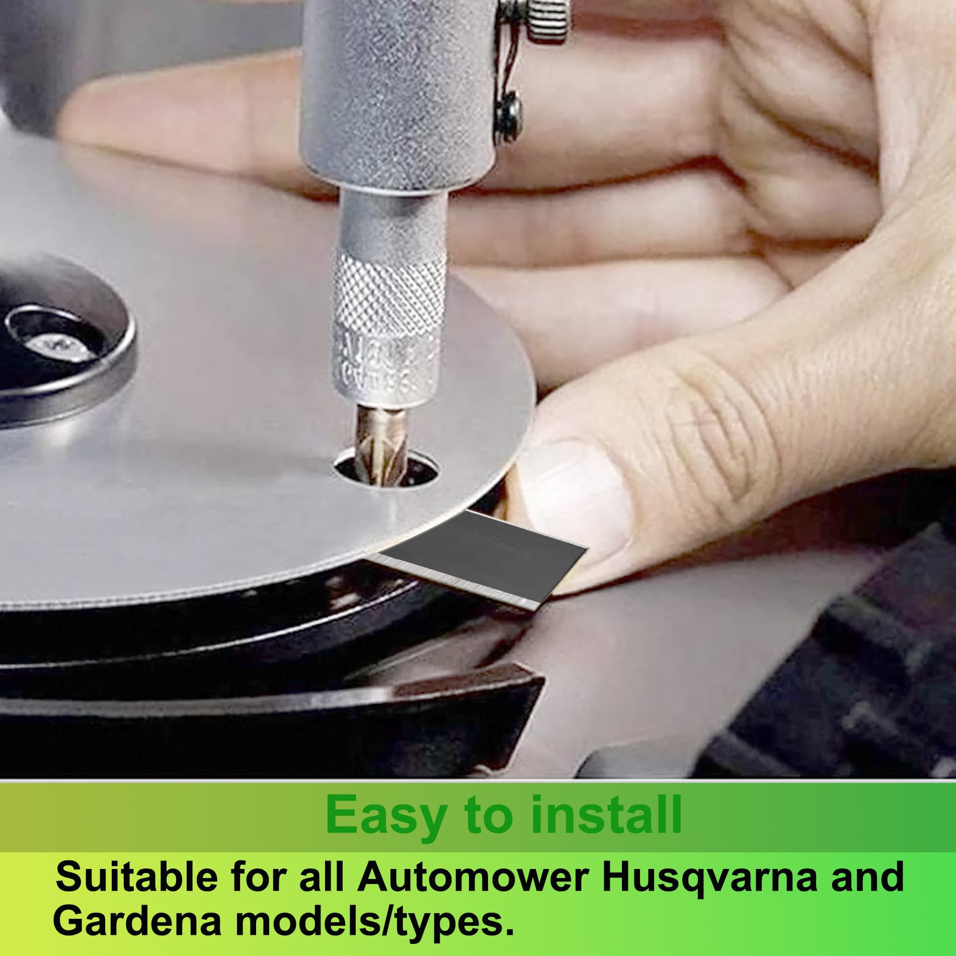 30 Stück Mähroboter Ersatzklingen - Titan Klingen Für Dreame & Mova Roboter - Inklusive Schrauben