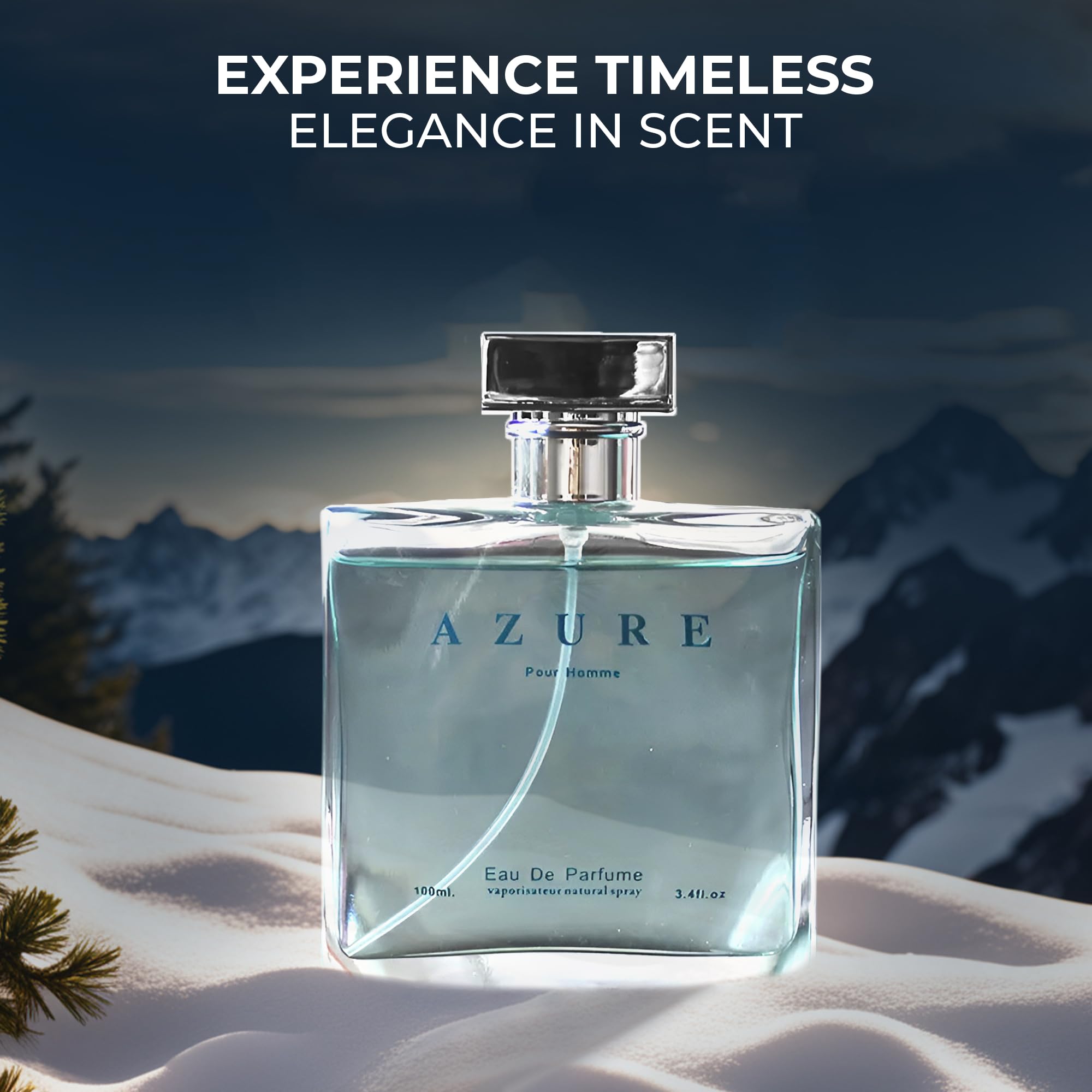Amazon.com : AFLUXE 2PCS Valentine Milano/Azure Pour Homme Eau De