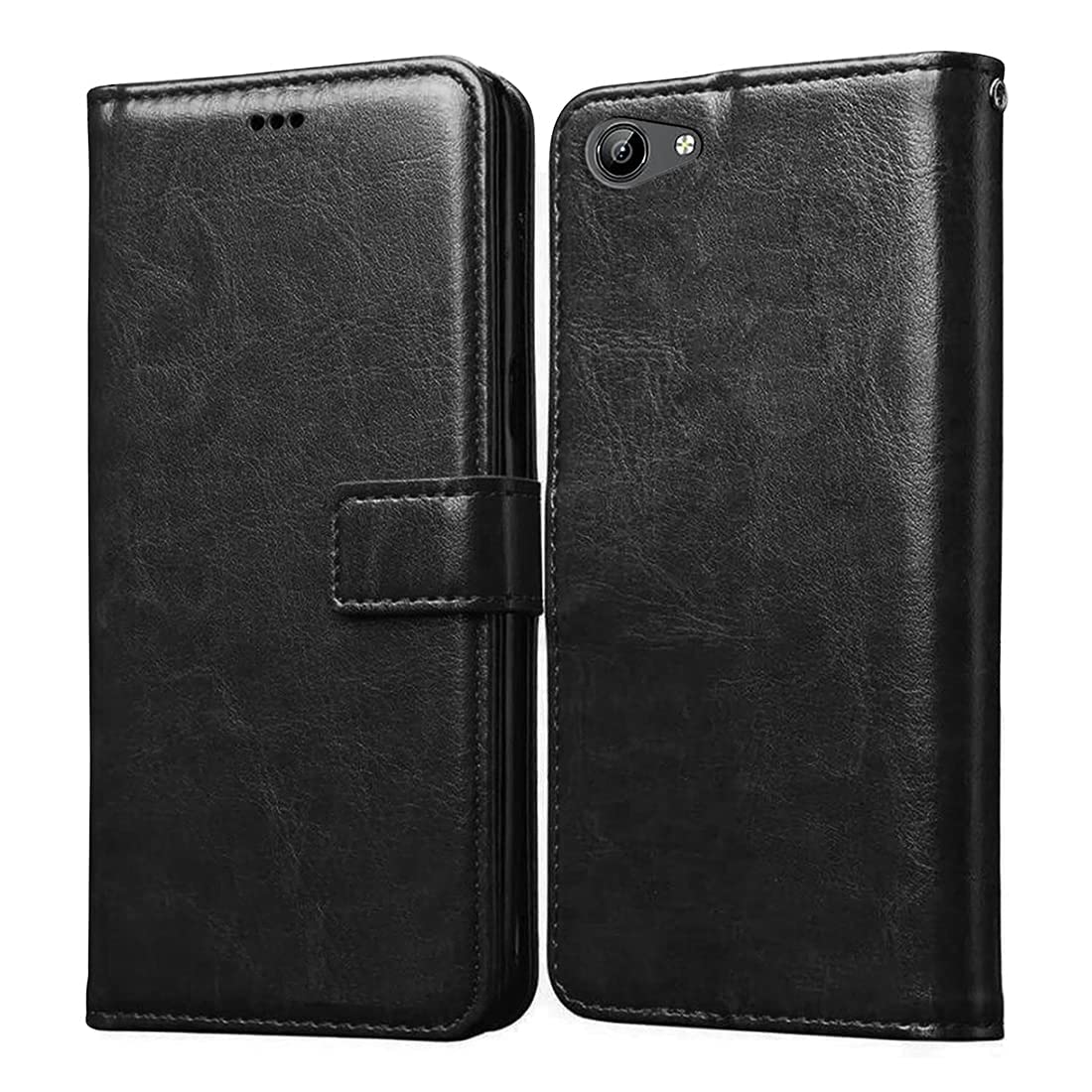 Fastship Vintage Magnatic Closer Matte Leather Flip Cover for OPPO F3Plus - CPH1613 - Gravity Black (B0CVG286LG) Amazon Price History, Amazon Price Tracker