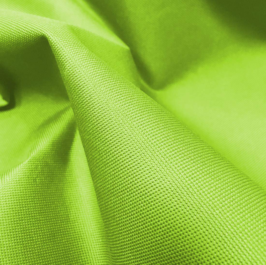 A-Express Lime Green 20oz Heavy Duty Thick Waterproof Canvas Fabric 600D Outdoor Cover 1/2 Half Metre