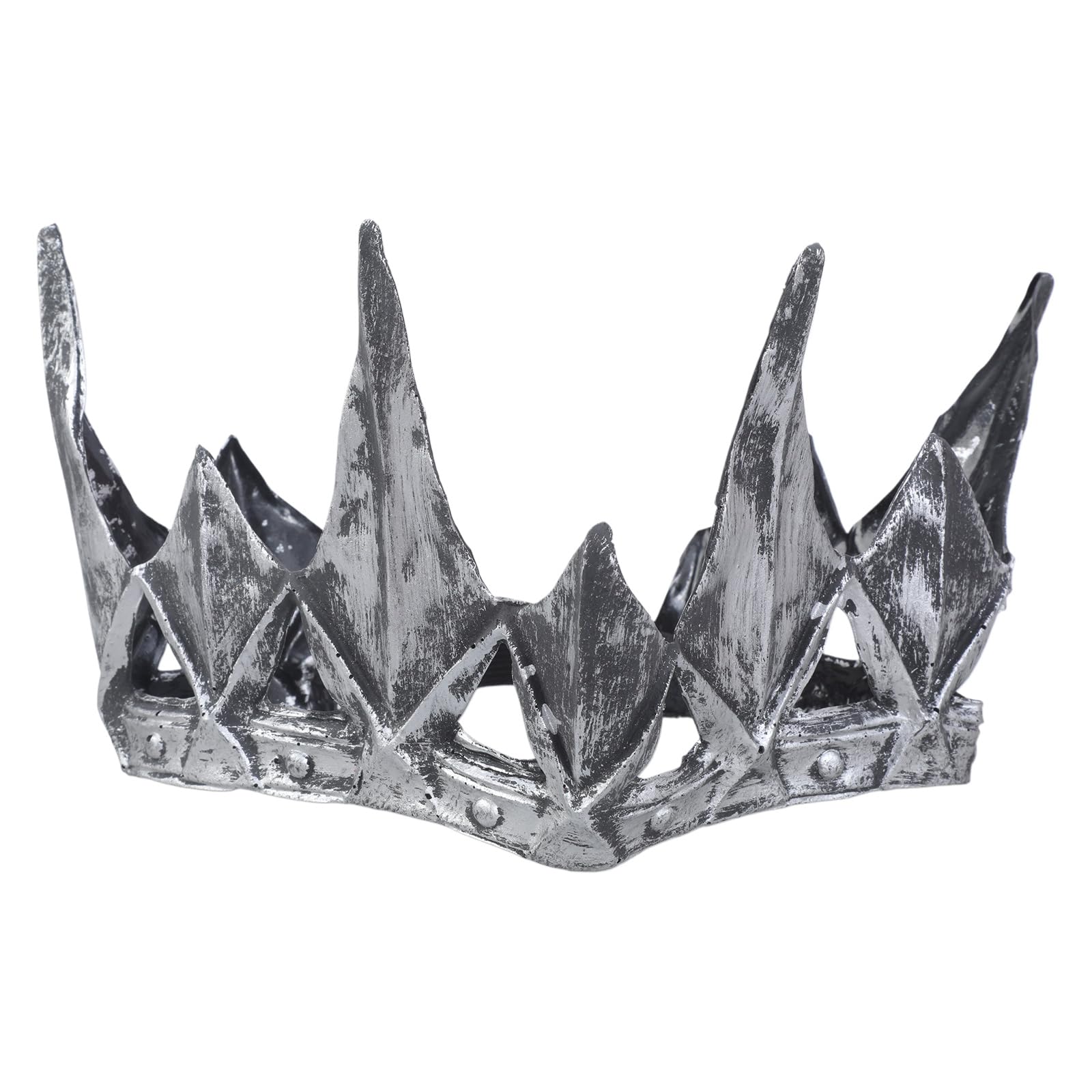 Medieval Old-fashioned Vintage Crown for Men Fashionable for Parties and Festivals King Headdress Black