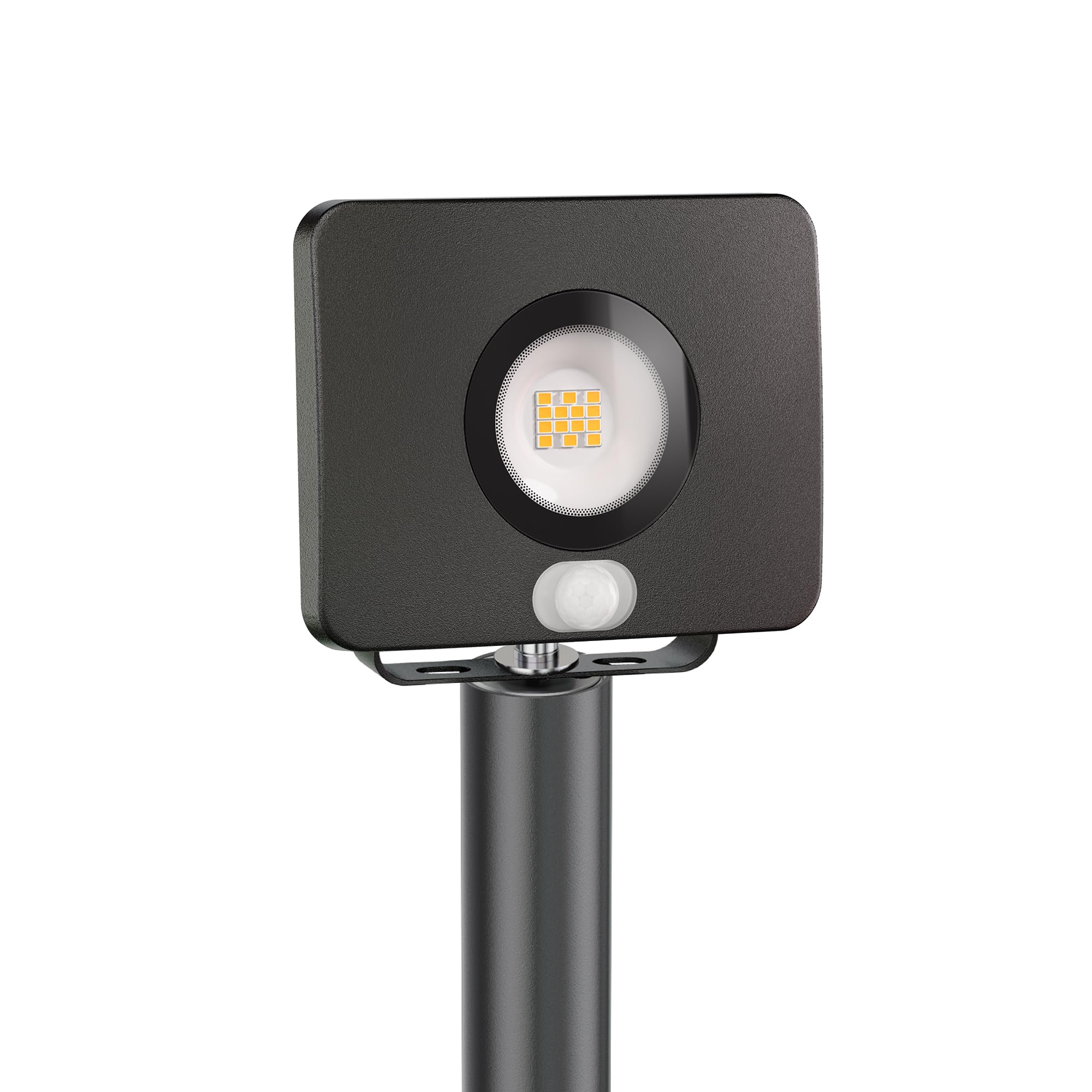 LED tuinspot Wega met grondspies voor buiten met bewegingsmelder, zwart 10.837W 944lm warm wit LED tuinspot Wega met grondspies voor buiten met bewegingsmelder, zwart 10.837W 944lm warm wit