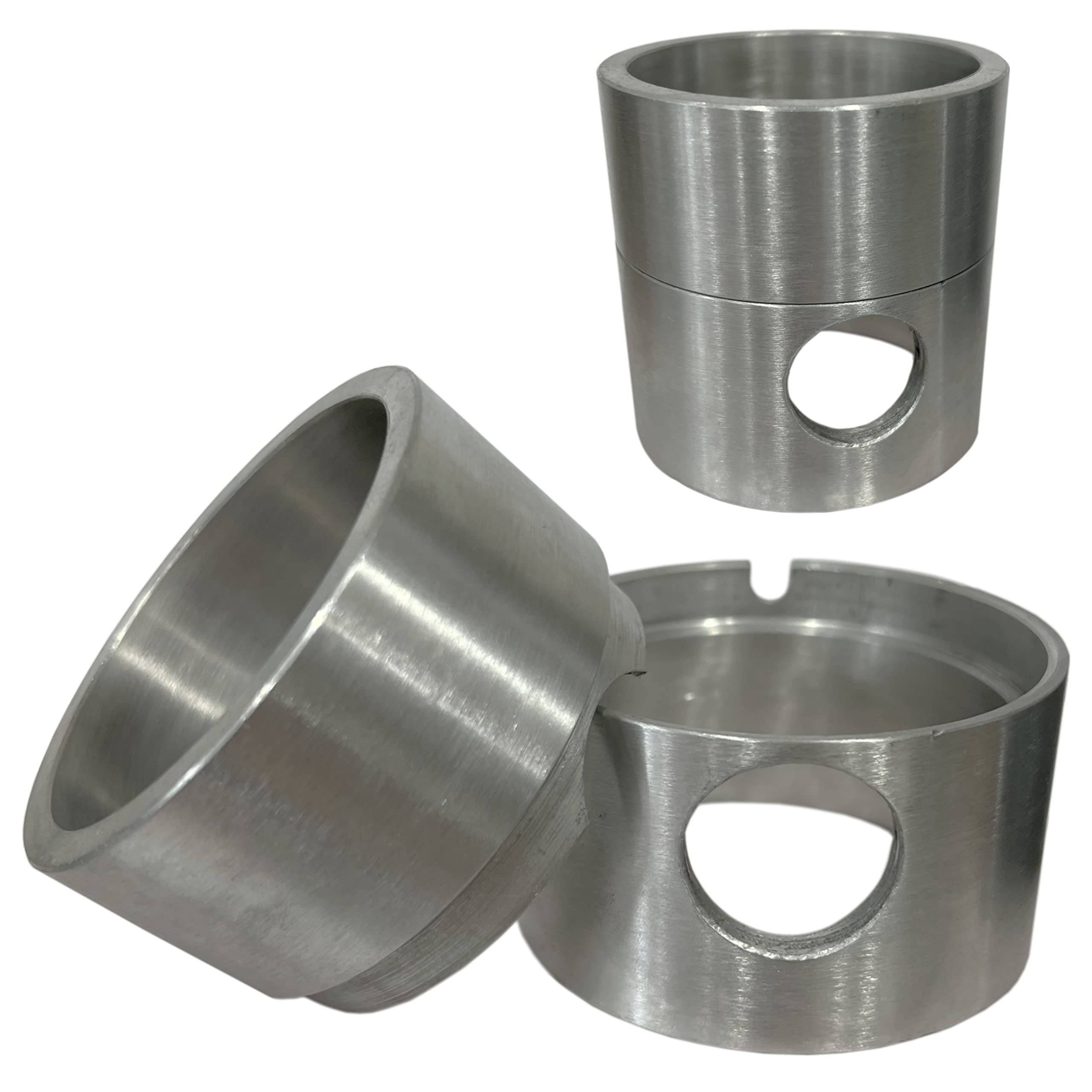 Sandgussform Für Juweliere – Aluminium, Delft-Stil, 60x68 Mm, Inkl. 2 Gießringen Für Perfekte Ausrichtung