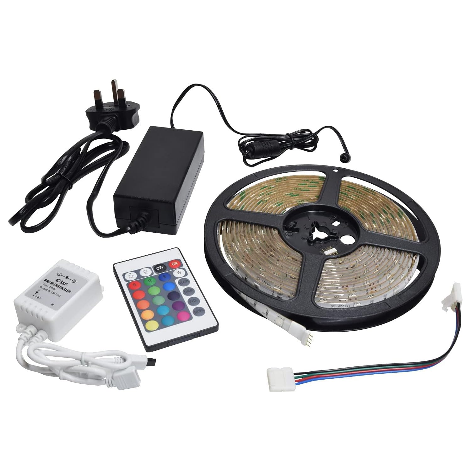 Lyyt | Do It Yourself led Strip Light Kit | Multi Coloured (RGB) - 5 Metre