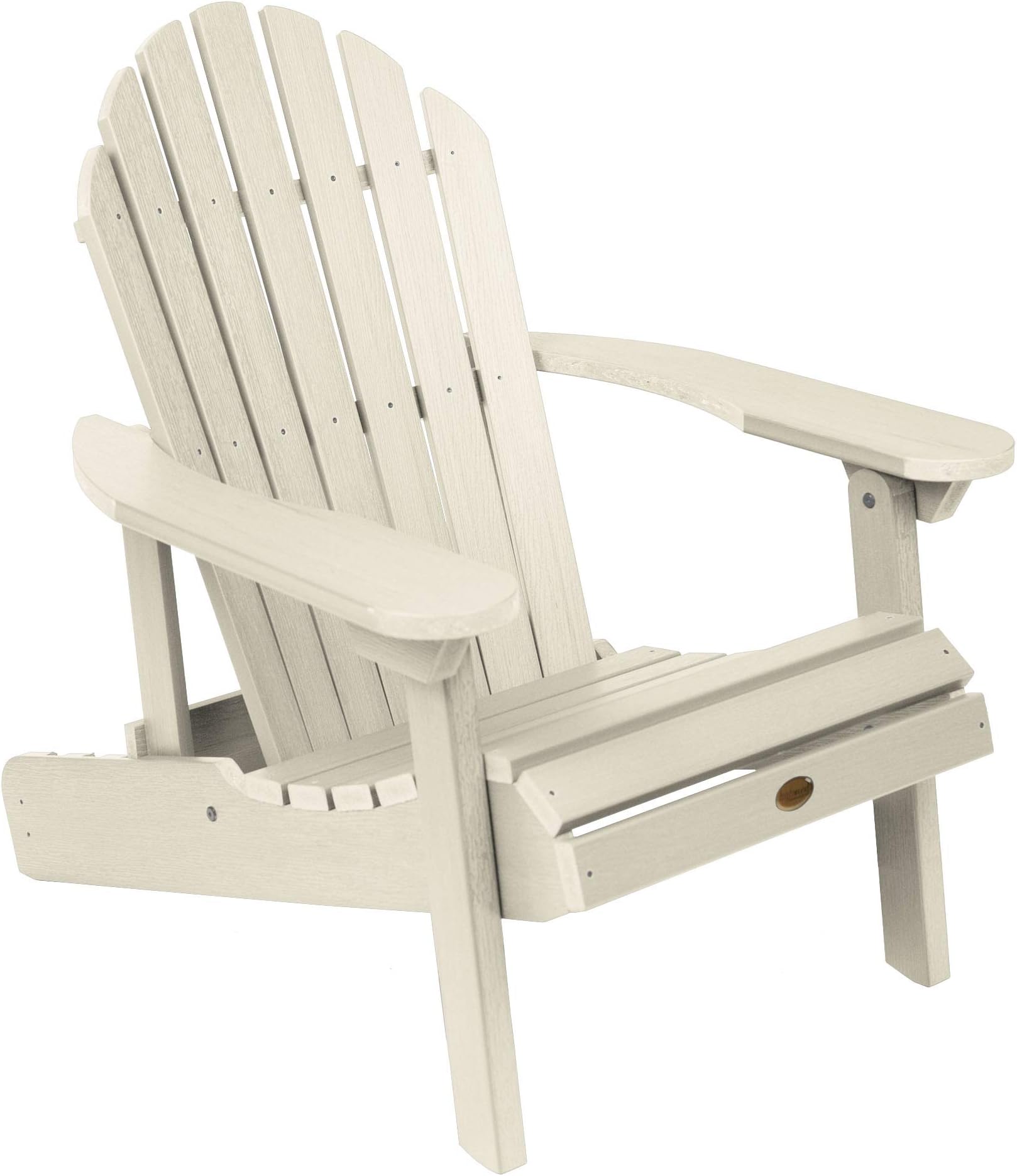 highwoodHamilton Made in the USA Adirondack Chair, Adult Size, Whitewash