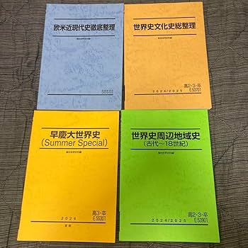 Amazon.co.jp: 駿台 世界史 夏期講習テキスト パリ 2025年度版