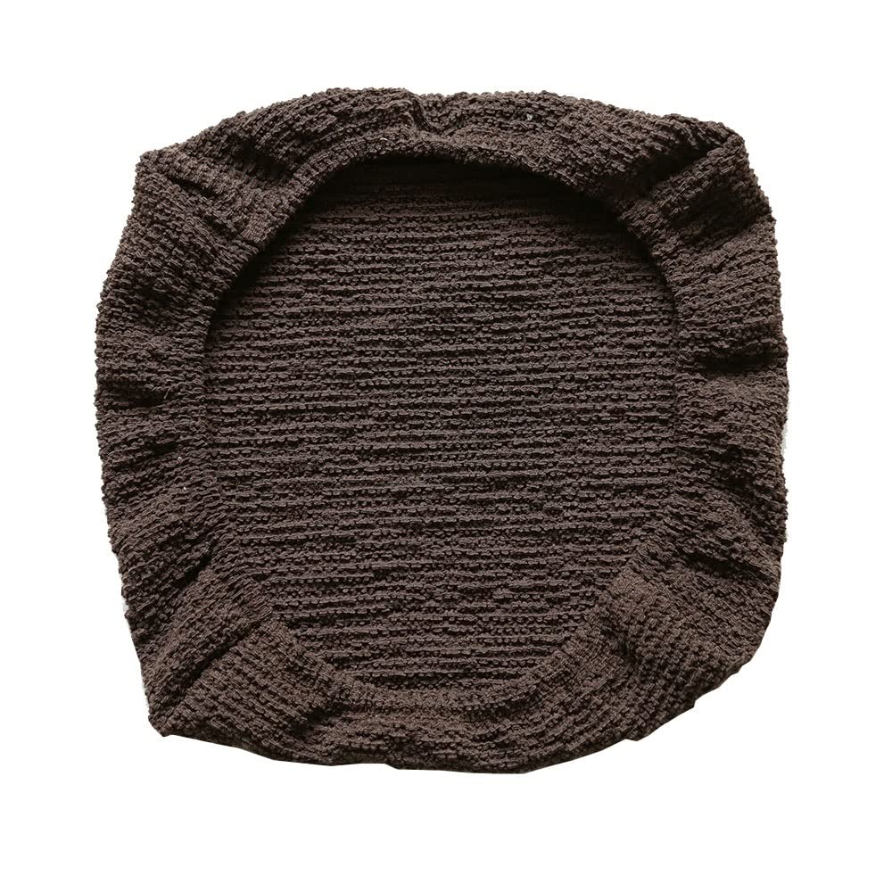 ZZDZW Elastic Rectangle/Square Bar Stool Covers Stretch Vanity Stool Cover Spandex Chair Seat Slipcovers Counter Stool Cover Saddle Seat Covers