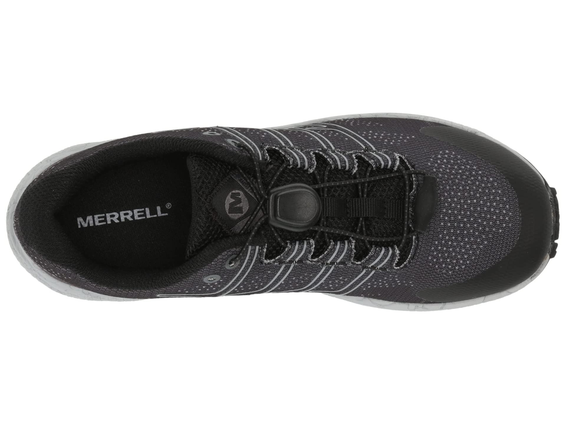 Merrell Moab Flight Low Alternative Closure Hiking Shoe, Black, 11.5 Wide US Unisex Big_Kid