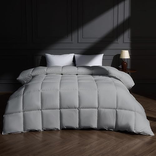 puredown Edredón ligero de plumas de ganso tamaño King, edredón de verano, edredón de cama de colección de hotel, edredón de plumón para climas más puredown Edredón ligero de plumas de ganso tamaño King, edredón de verano, edredón de cama de colección de hotel, edredón de plumón para climas más