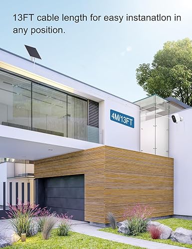 Miniatura 7 de Cargador de panel solar de 6 V para Arlo Go 2/Pro 3/5S 2K/Pro 4/Ultra 2/Ultra Spotlight, para cámaras Arlo, paneles solares, reemplazo de montaje en