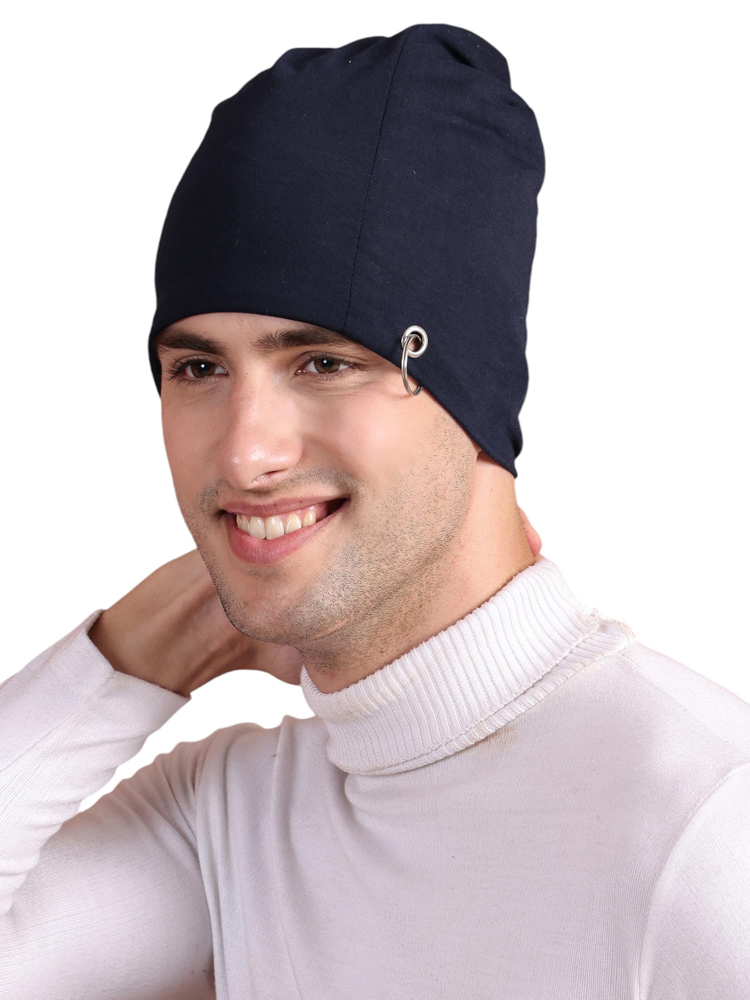 Mack Jonney Cotton Blended Beanie Cap for Men(Pack of 1)-VJ_CAPPCK1_01-New