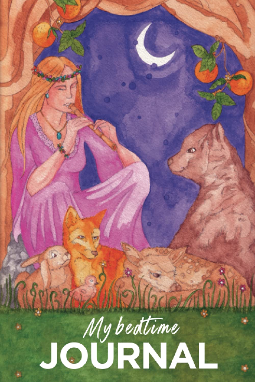 My Bedtime Journal: 6x9in lined journal notebook; 100 pages. For stories and memories. The cover design has a whimsical and endearing feel. Will ... happy feelings and a stress-free Bedtime.