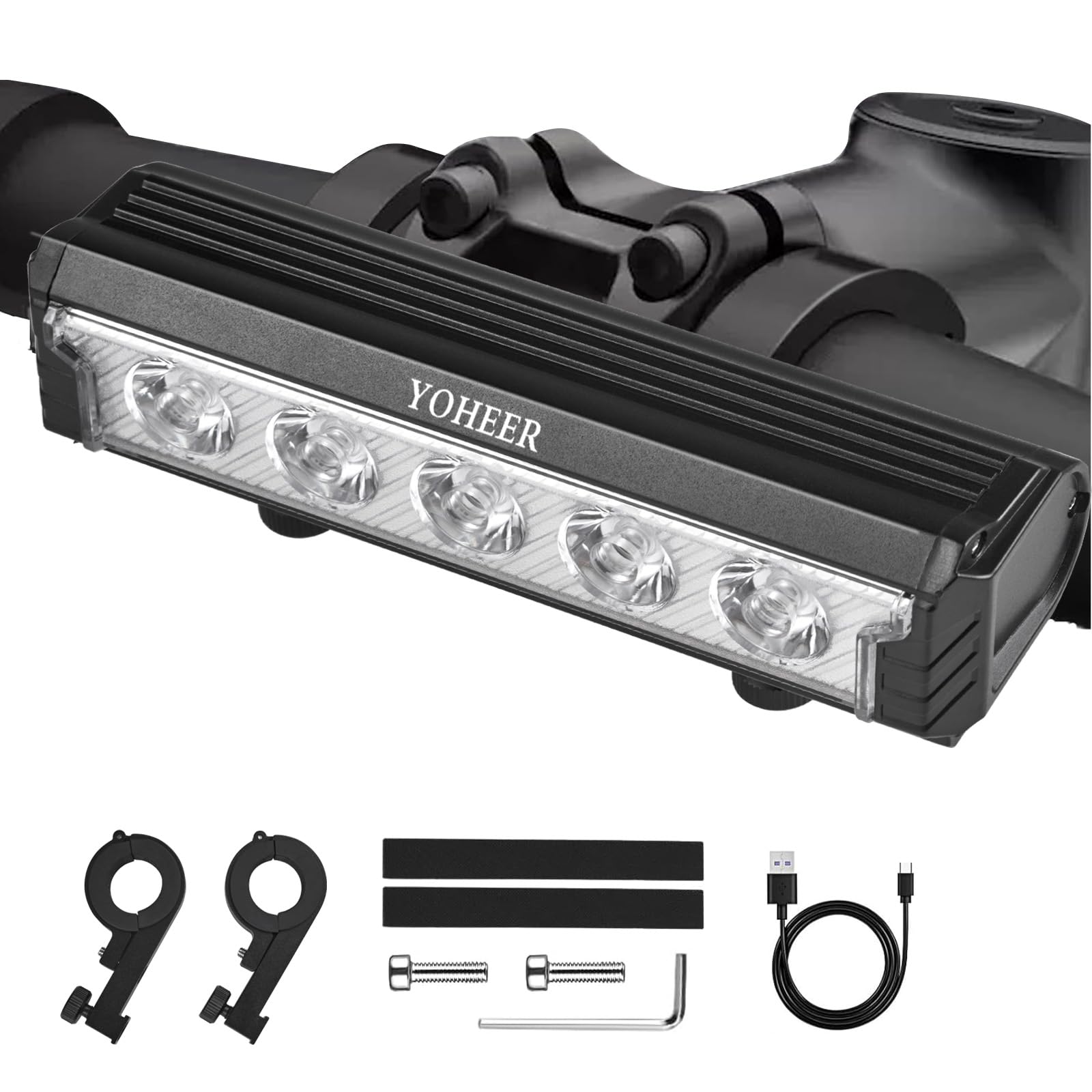 Super Bright Bicycle Headlight, 2800 Lumens for Night Riding