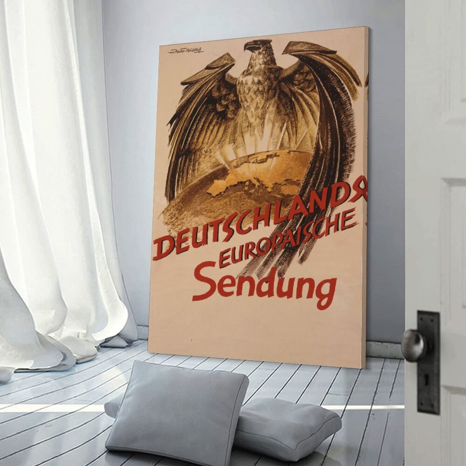 WW2 Vintage German European Poster Eagles Poster Canvas Posters
