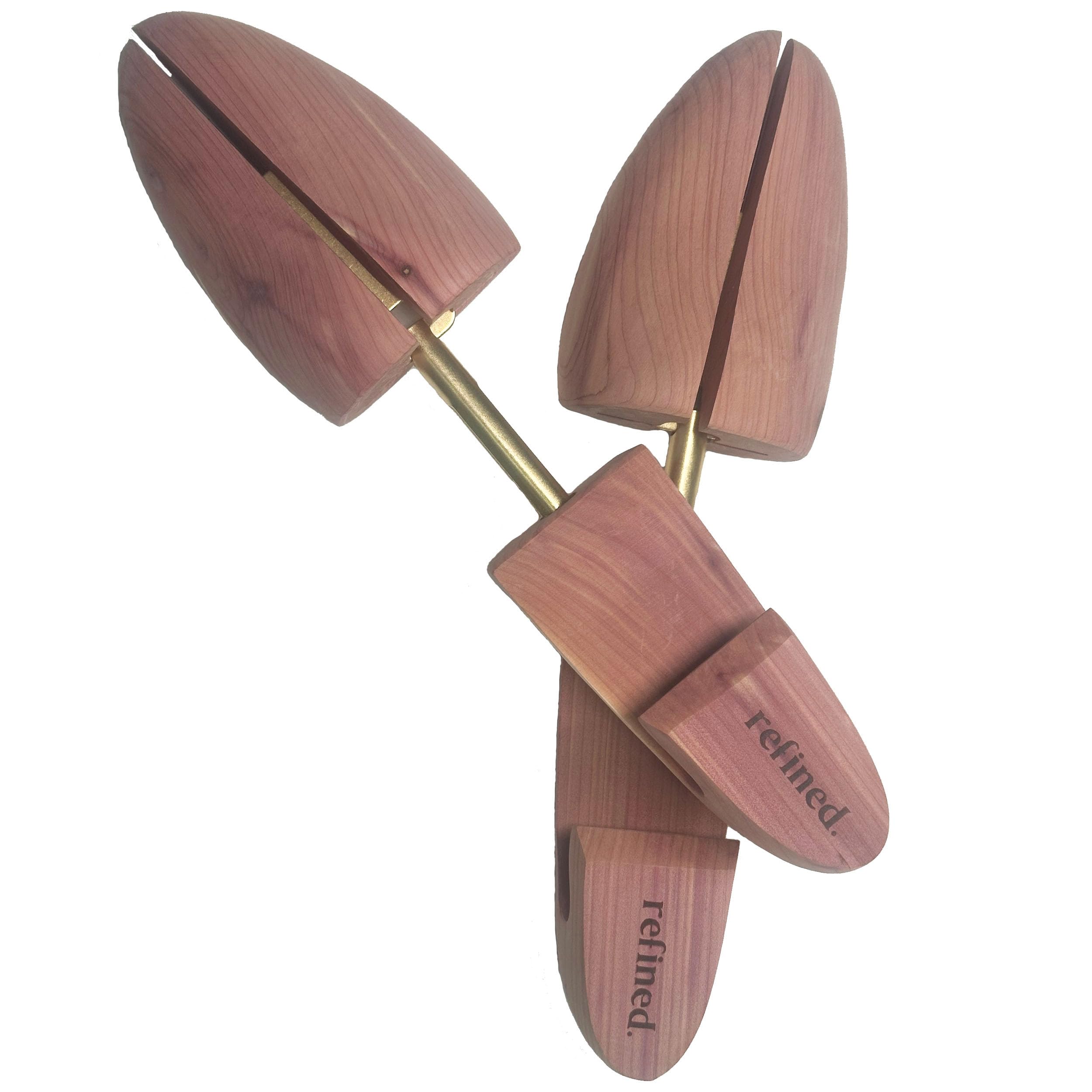 Luxinton Embauchoir en bois de cèdre raffiné pour homme - Embauchoir mixte en cèdre pour tous types de chaussures à semelle plate, beige, 48/50 EU