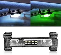 Vista 9 de Luz de cúpula UTV alimentada por baterías, montaje en barra enrollable, luz interior LED, luces de persecución, luces de mapa para UTV SXS Polaris