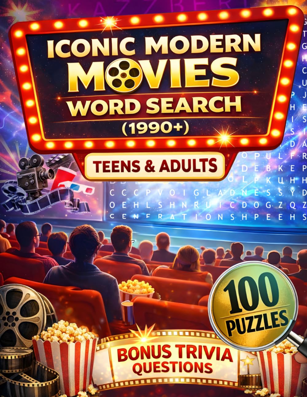 Iconic Modern Movies Word Search: Movies from the 1990s Onward (Pop Culture Word Searches)