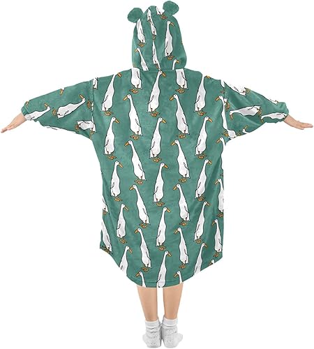 Miniatura 2 de Wearable Blankets for Kids, Soft Warm Cozy Oversized Blanket Hoodie, Gifts 3-14 Y Boys Girls Teens with Pocket