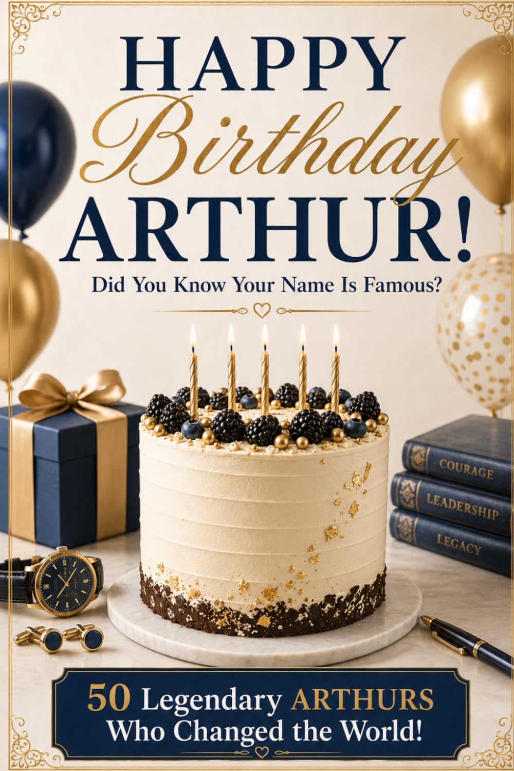 Happy Birthday, ARTHUR! Did You Know Your Name Is Famous?: 50 Legendary Arthurs Who Changed the World