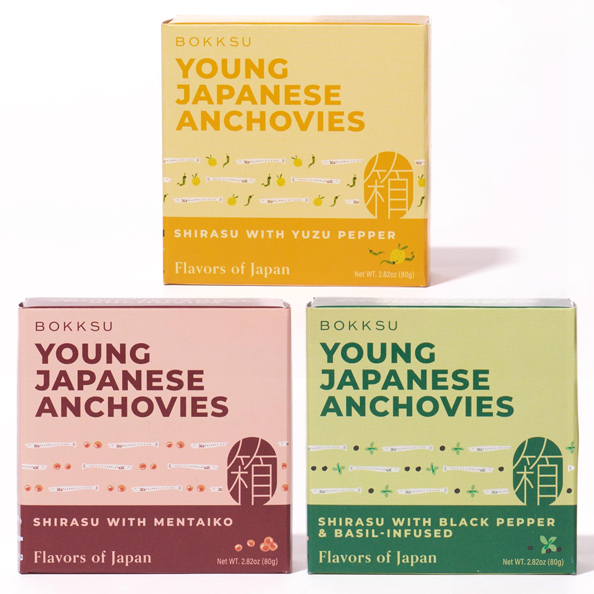 Amazon.com : Bokksu Tinned Shirasu Anchovies - 3-Flavor Canned