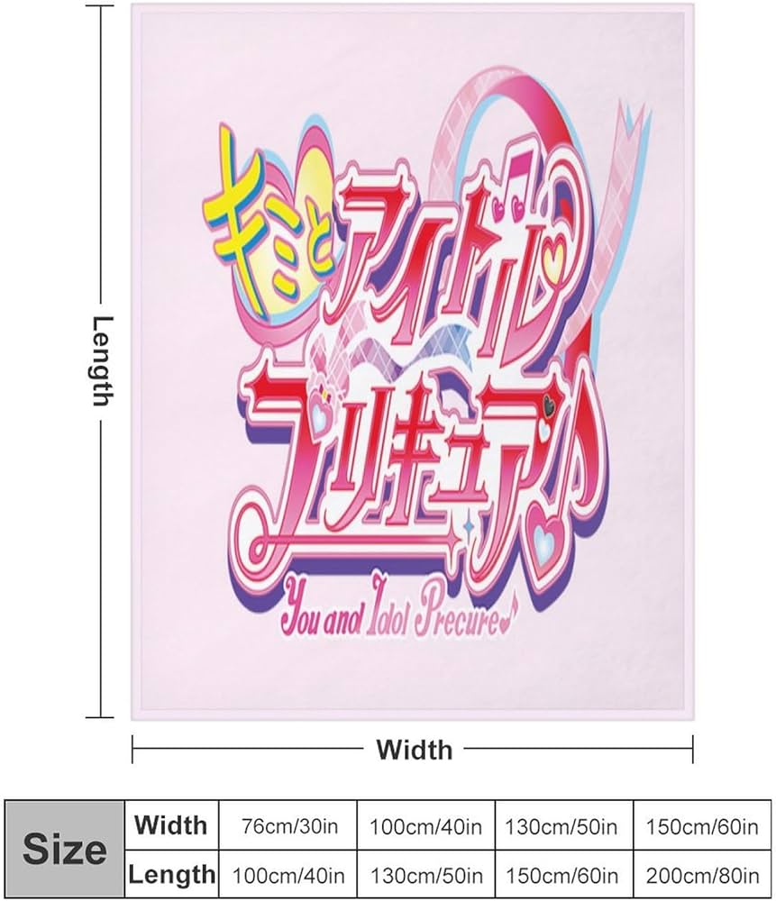 Amazon｜キミとアイドルプリキュア♪毛布 軽量 シングル 毛布 シング