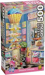 Quebra-Cabeça 500 Peças - DOCERIA COLORIDA - Grow