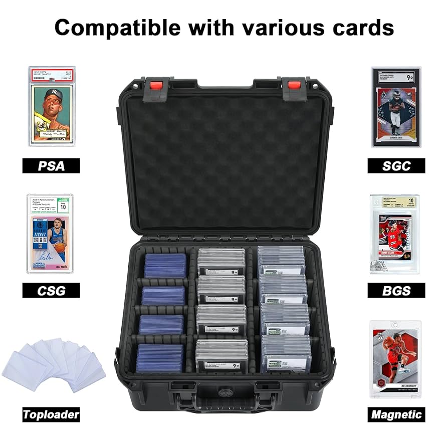Amazon.com: Card Case Storage for Graded Sports Cards - PSA Amazon.com: Card Case Storage for Graded Sports Cards - PSA