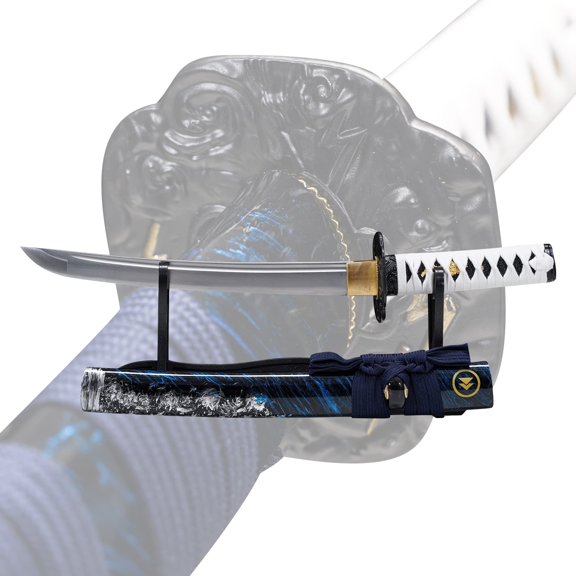 eroton Ghost of Tsushima Cosplay Replica High Manganese Steel Blade Sword Japanese Samurai Game Katana a Pair