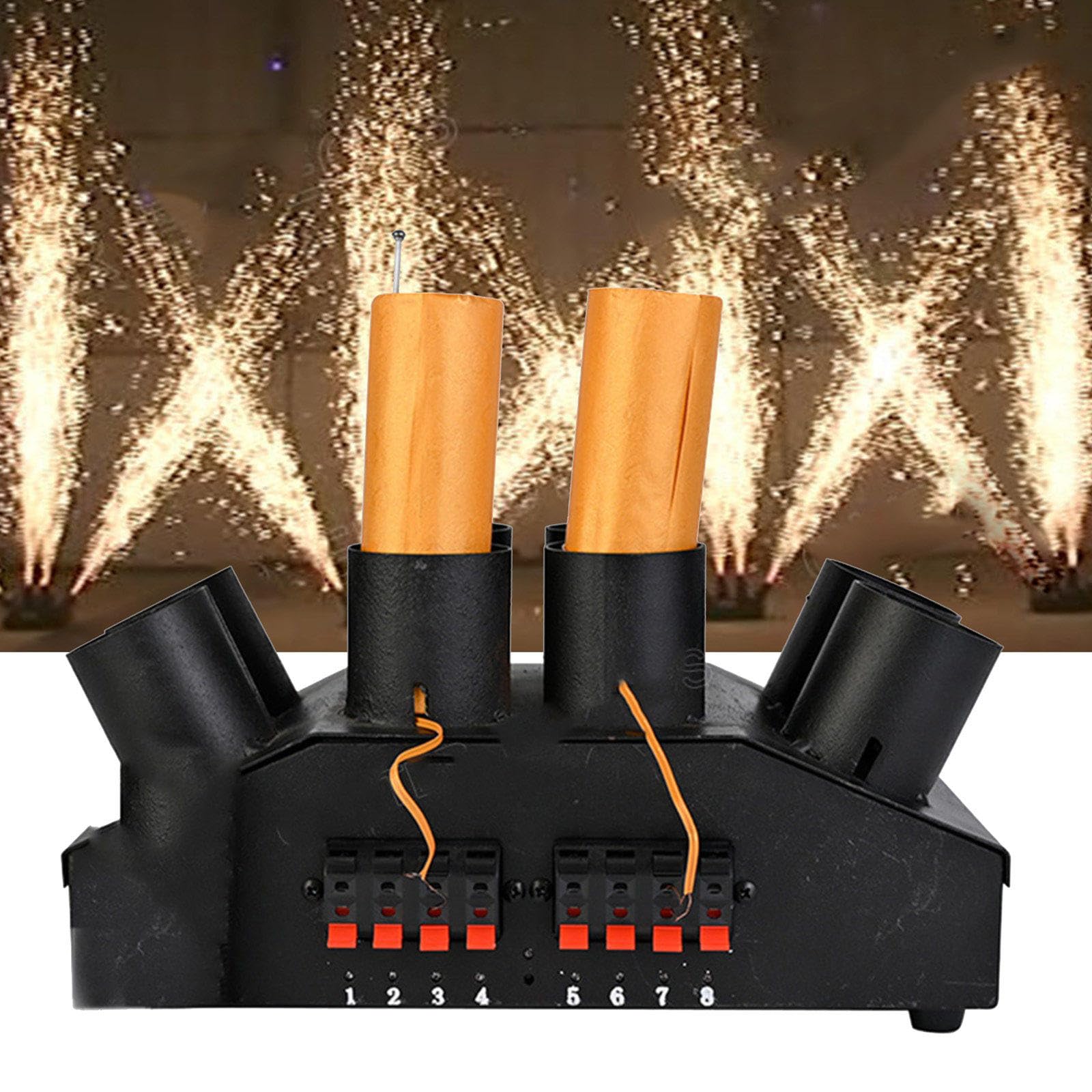 8 basi per la Macchina per fuochi d'artificio a Fontana Fredda con Telecomando Senza Fili per la Festa di Nozze