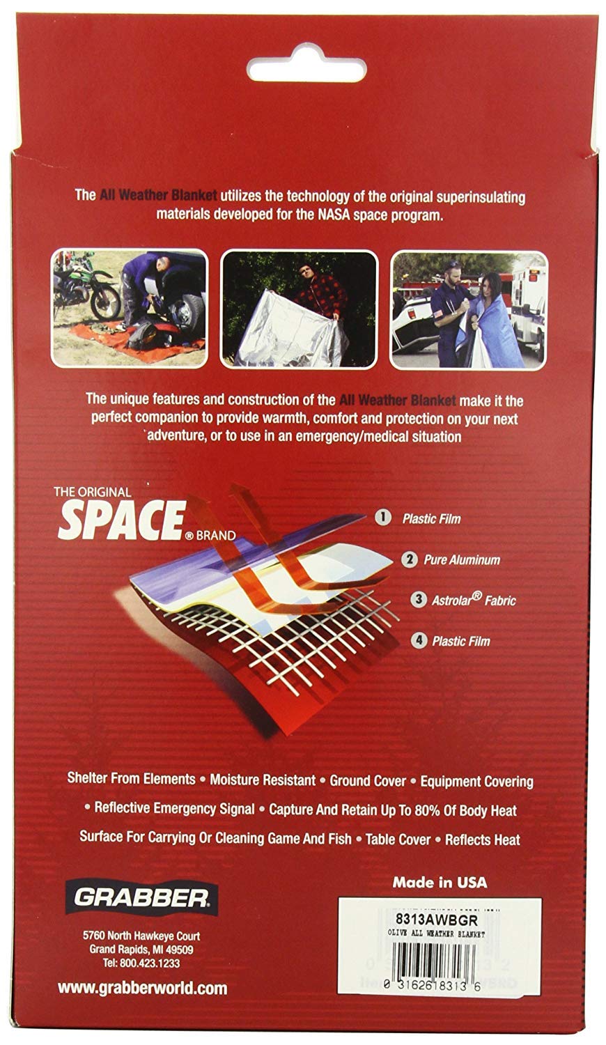 アウトドア寝具 GRABBER ALL WEATHER BLANKET Grabber Outdoors All Weather Blanket Original