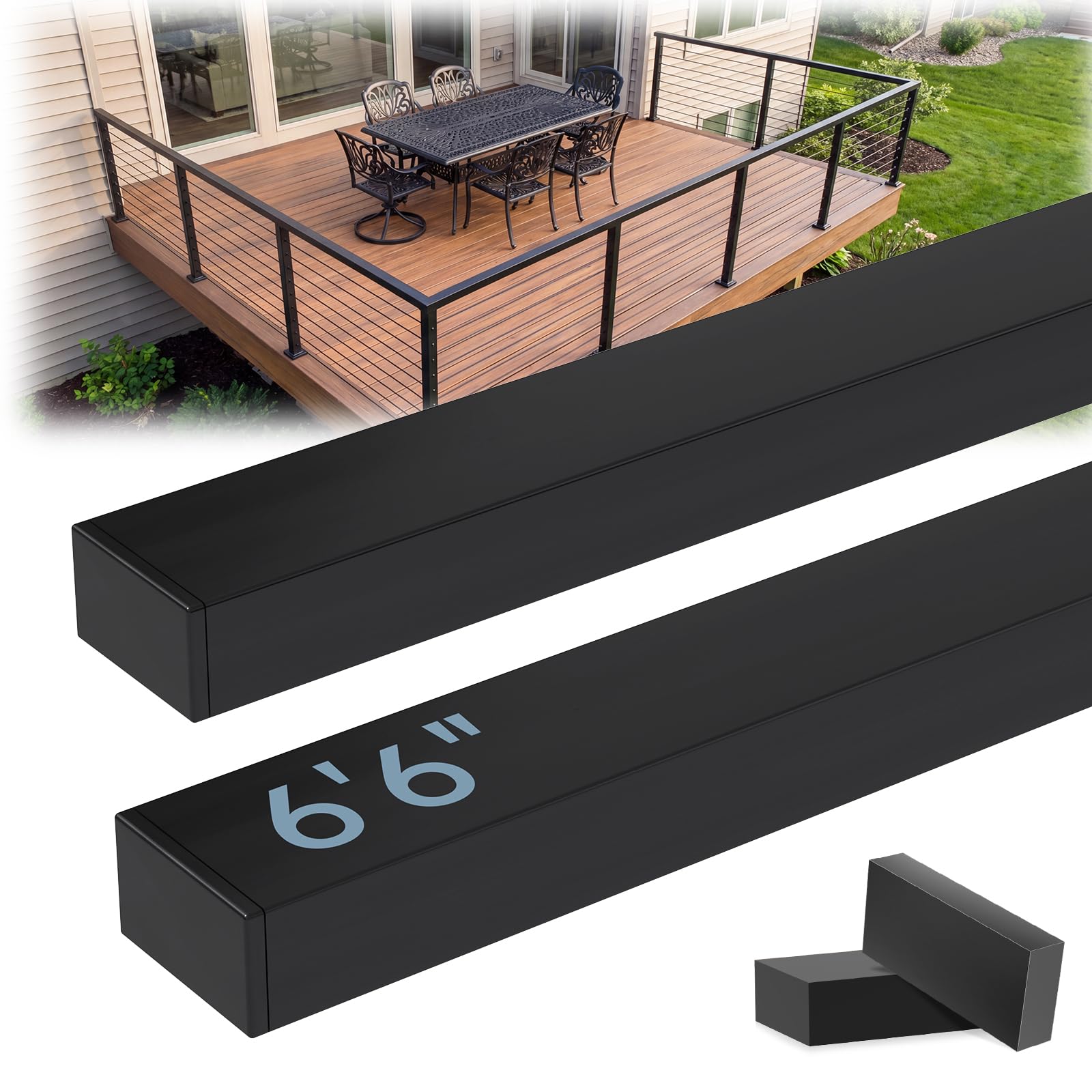 Zylorix 6'6" Stainless Steel Handrail - Durable & Stylish -13 Zylorix 6'6" Stainless Steel Handrail - Durable & Stylish -13