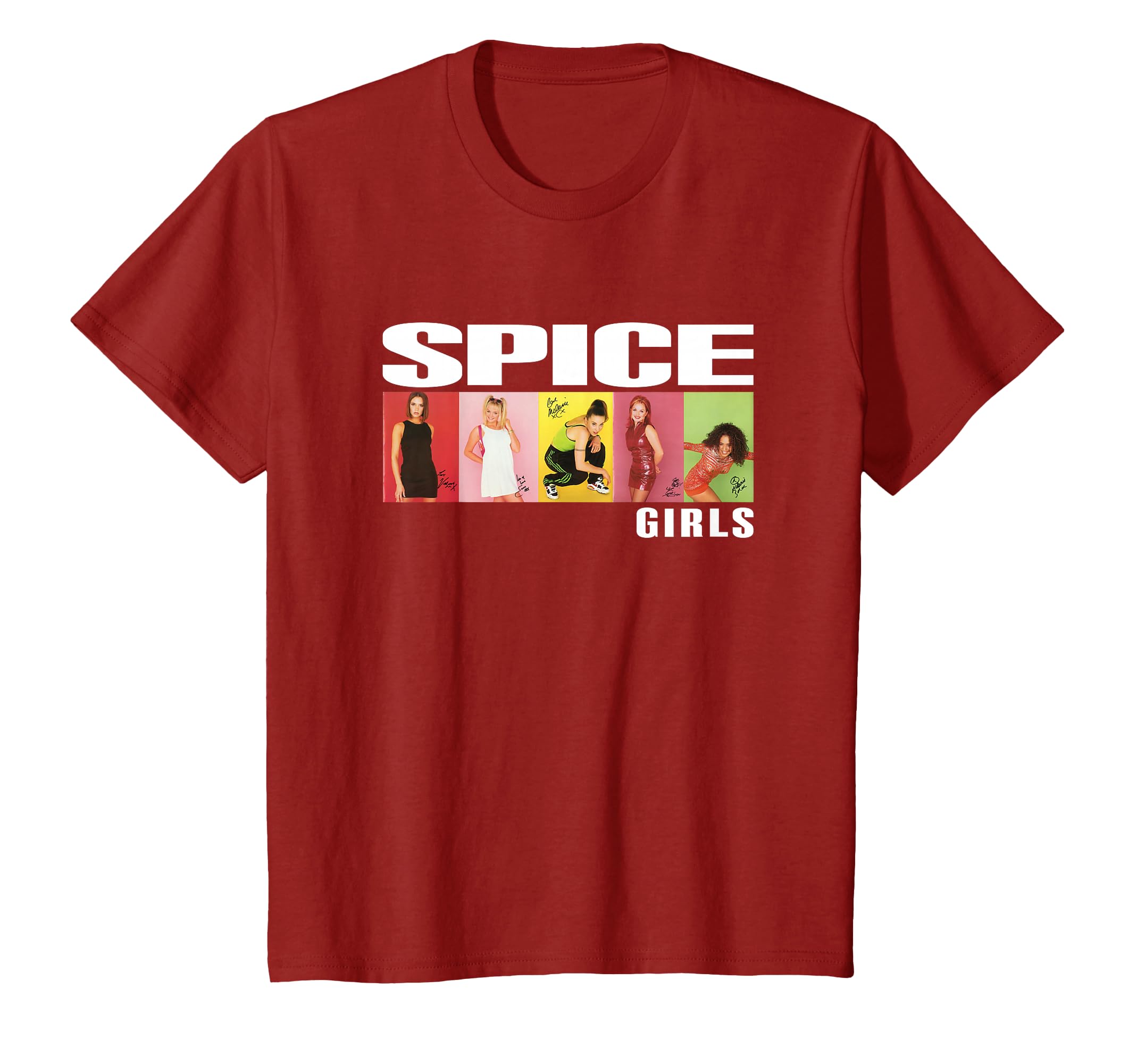 Amazon | 公式スパイスガールズフォトブロック。 Tシャツ | Tシャツ