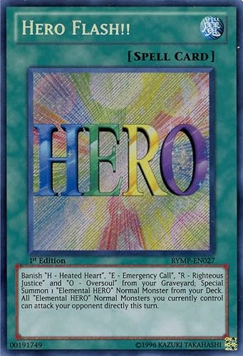 Miniatura 1 de YU-GI-OH! - Hero Flash!! (RYMP-EN027) - Ra Yellow Mega-Pack - 1 Edición - Secret Rare