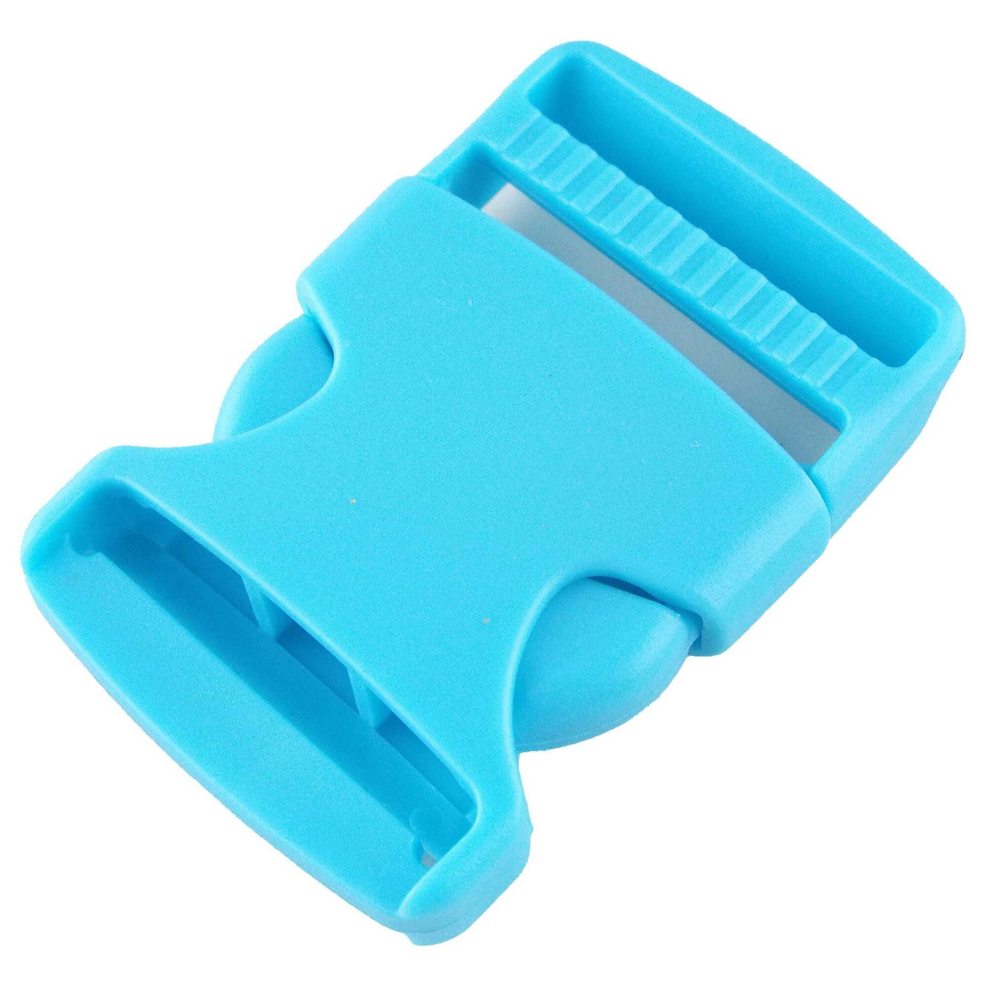 Simon Browne Crafts 30mm Side Release Buckle Plastic Clip Strap 22 Colours BUY 1 2 4 Or 8 182D, D Turquoise Sky Blue, 8