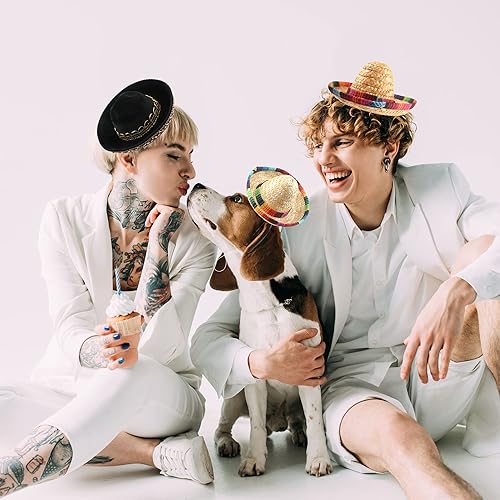 Miniatura 5 de Cagemoga 12 diademas mexicanas para niños, adultos, perros, mascotas