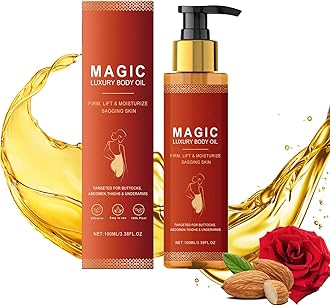Magic Body Firming Oil, Ultra Hydrating and Firming Skin Magic Luxury Body Oil for Women Full Body Use.It Contains Vitamin E and Plant Essence Glow Oil (1Pcs)