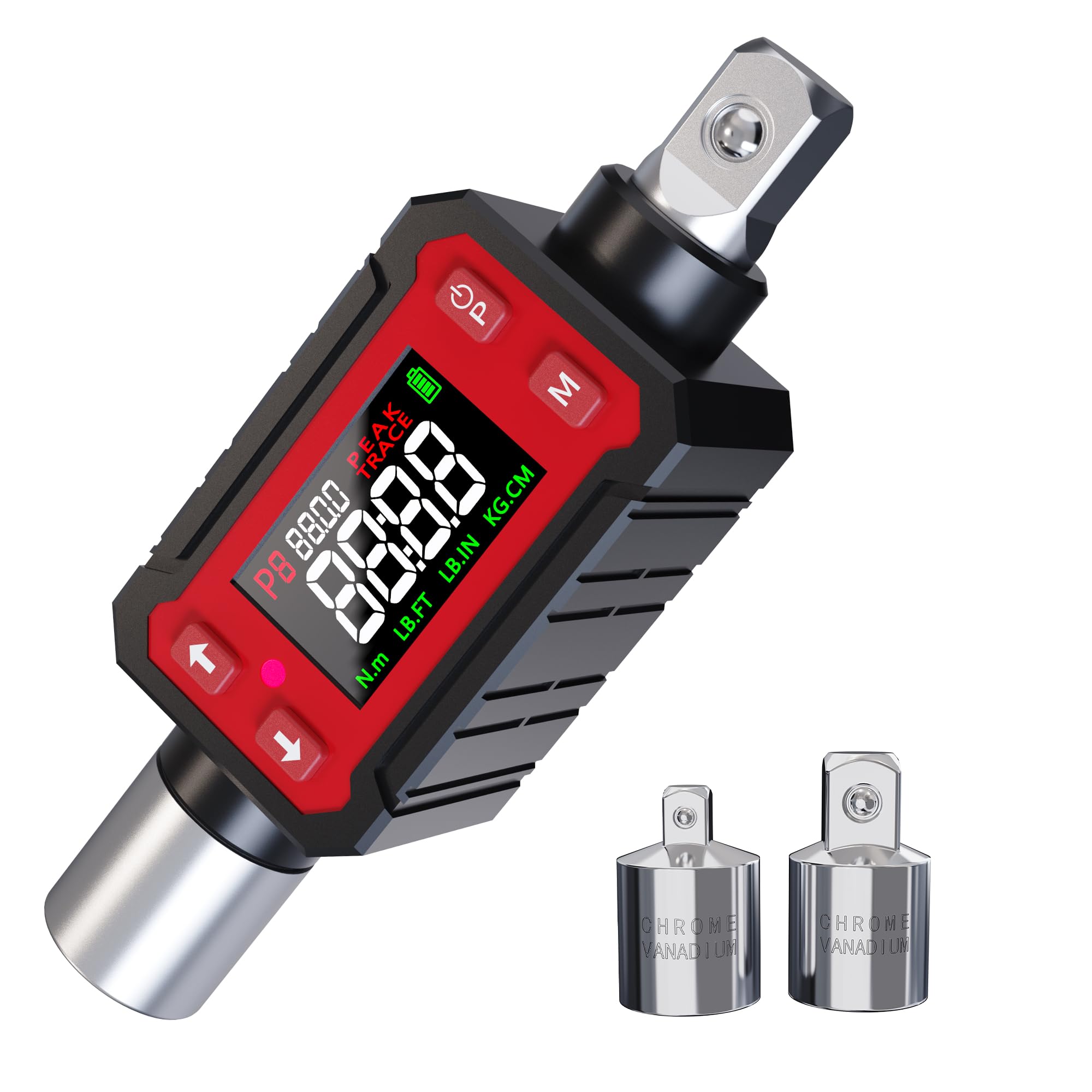 CCLIFE Digitaler Drehmomentadapter 1/2 Zoll 10N.m-200N.m LED Display